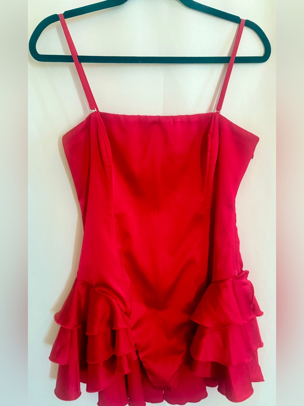 Oh Polly Red Spaghetti Strap Bodysuit . Excellent conditin Used once!
